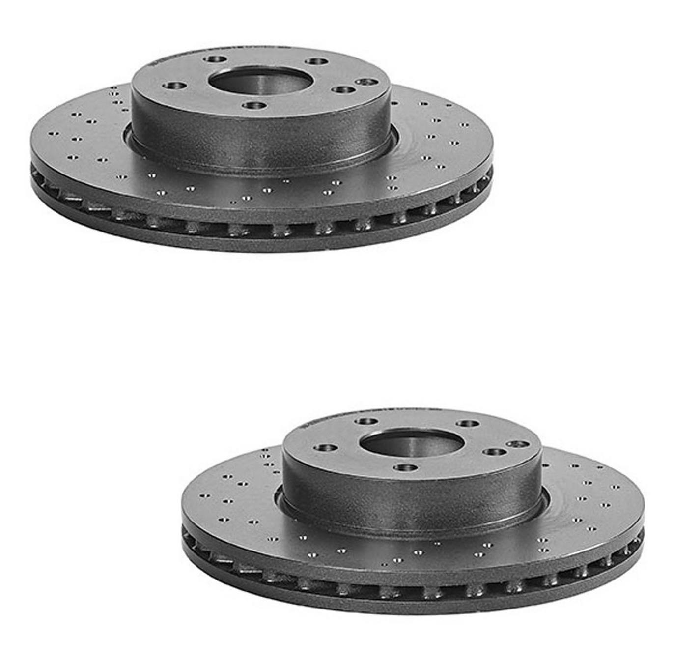 Mercedes Brakes Kit - Pads & Rotors Front and Rear (295mm/300mm) (Ceramic) 2044231512 - Brembo 3089357KIT